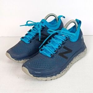 New Balance Women's Navy and Teal Athletic Shoes